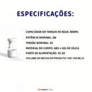 Difusor e Umidificador de Ar Anti Gravidade