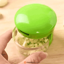 Cortador e Amassador de alho com armazenamento