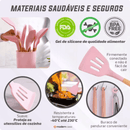 Conjunto de Utensílios em Silicone 12 Peças