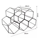 Suporte Adega de Vinho Aramado para 5 garrafas