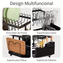 Escorredor Dobrável 2 Andares C/ Drenagem