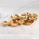 Bandeja de Petiscos 9 Níveis Dourada